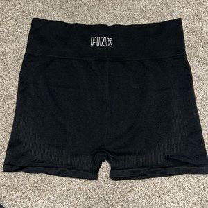 PINK Victoria's Secret Black Bike Shorts